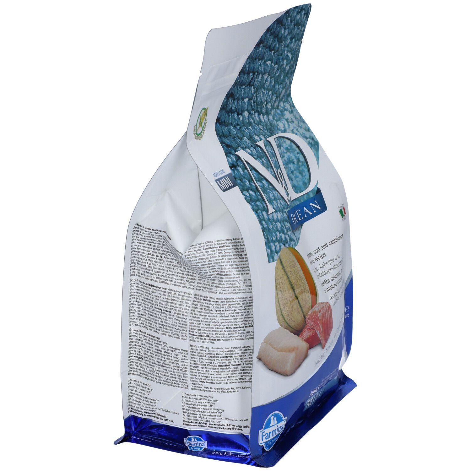 Farmina® N&D Ocean Dog Salmone Merluzzo Cantalopo Adult Mini