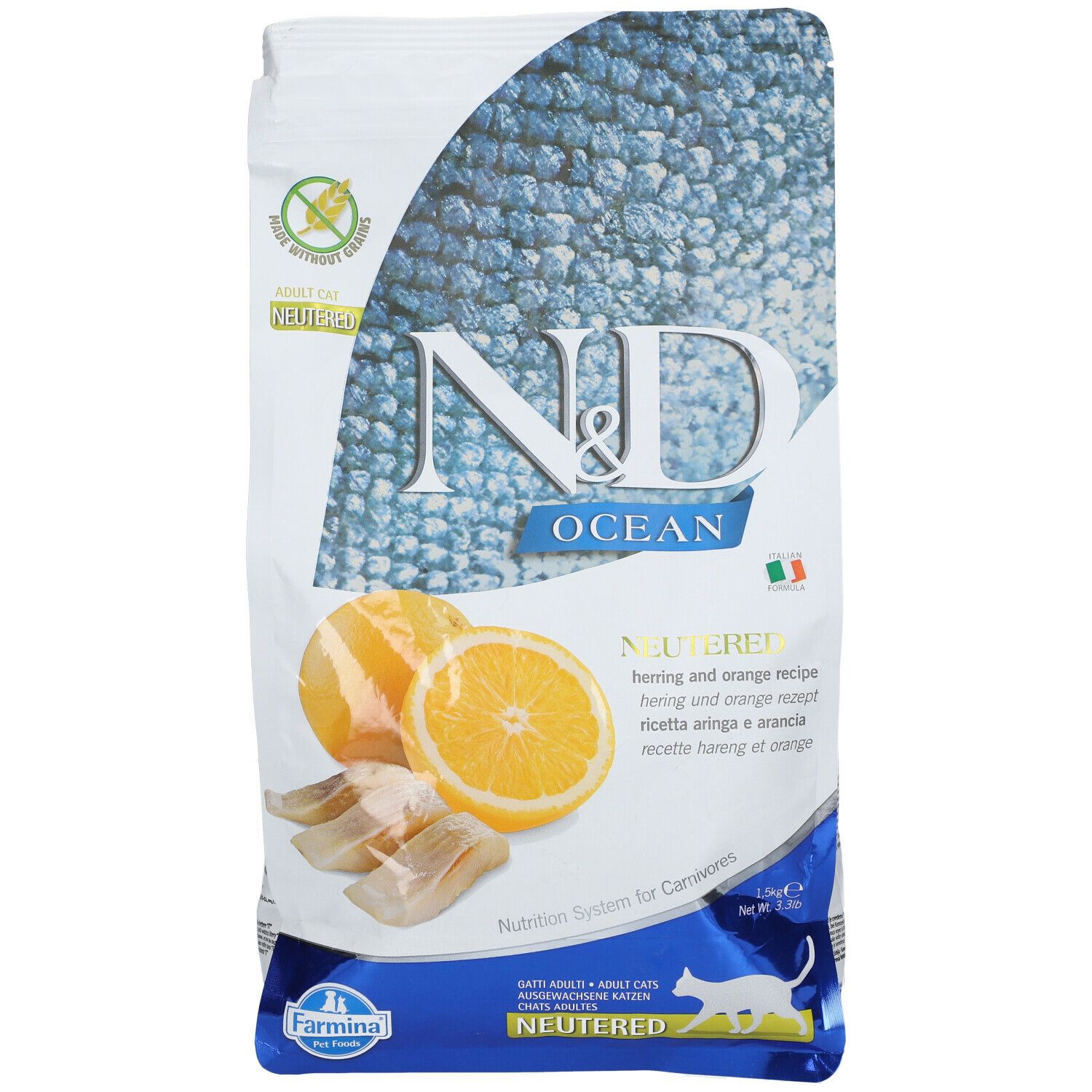 Farmina® N&D Ocean Neutered, Herring & Orange Adult
