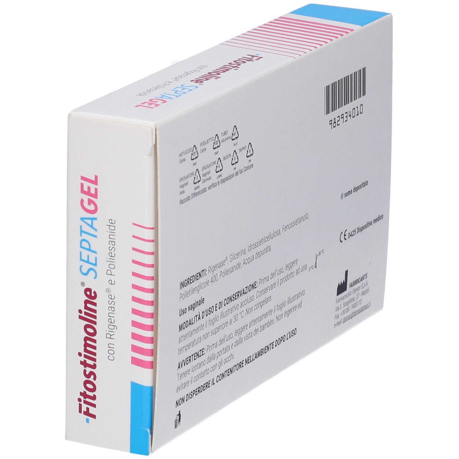 Gel Vaginale Fitostimoline Septagel 30 G Con 6 Applicatori Monouso