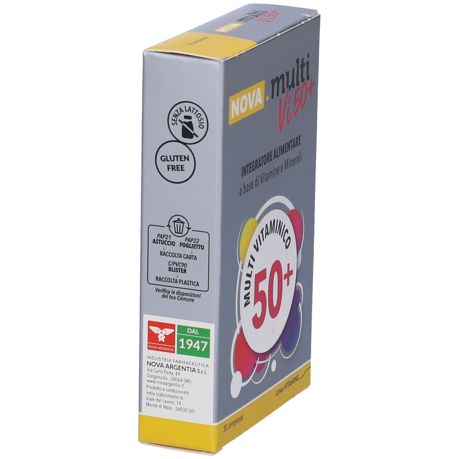 NOVA.multiVì 50+  compresse multivitaminico
