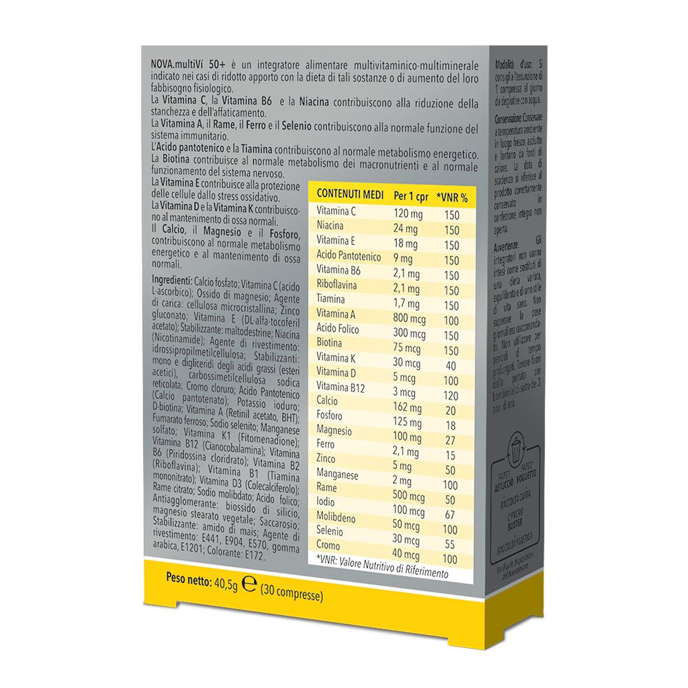 NOVA.multiVì 50+  compresse multivitaminico