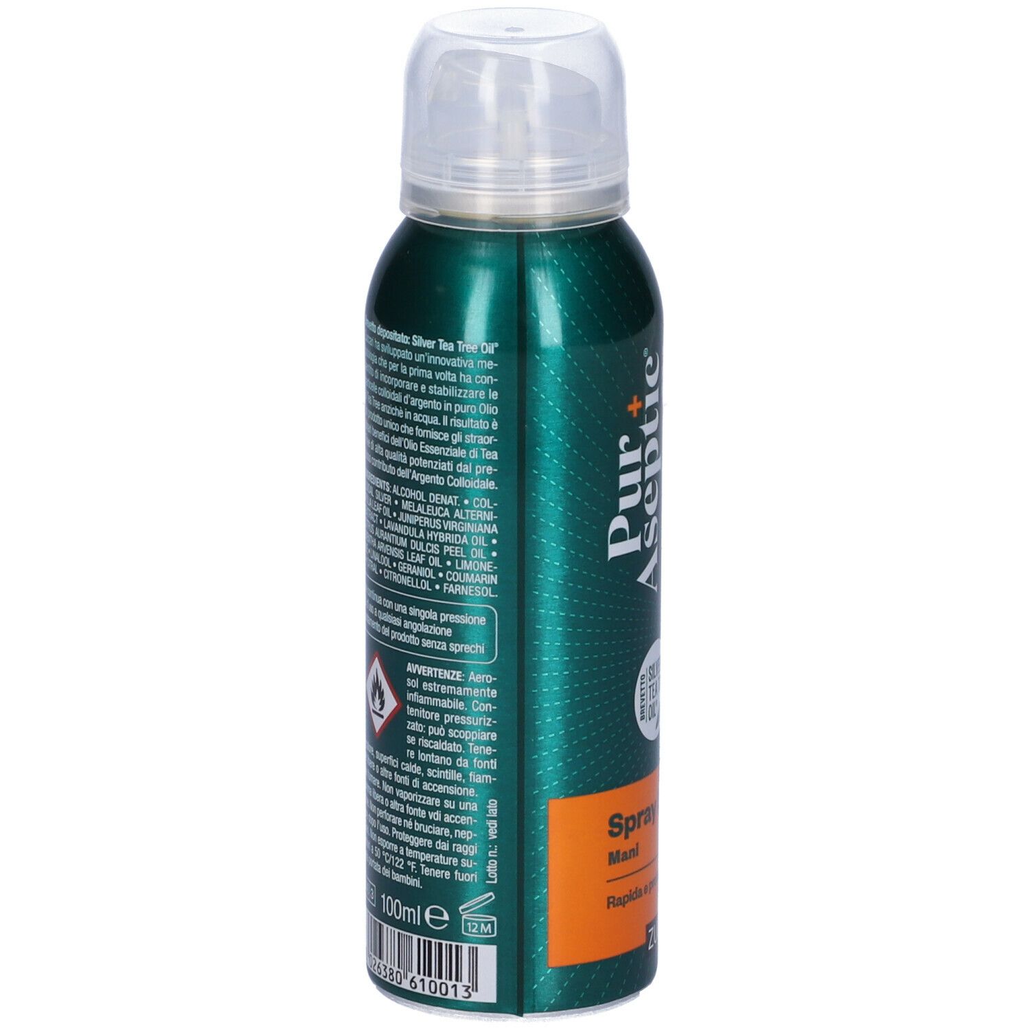 Pur + Aseptic Spray igienizzante Mani
