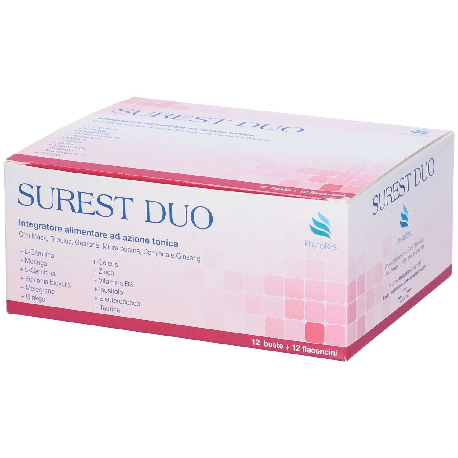 Surest Duo 12 Bustine 9G + 12 Fialette 20Ml
