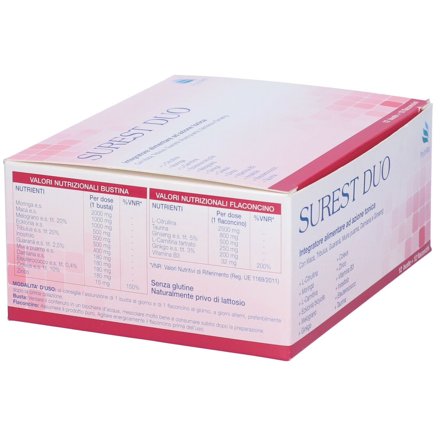 Surest Duo 12 Bustine 9G + 12 Fialette 20Ml