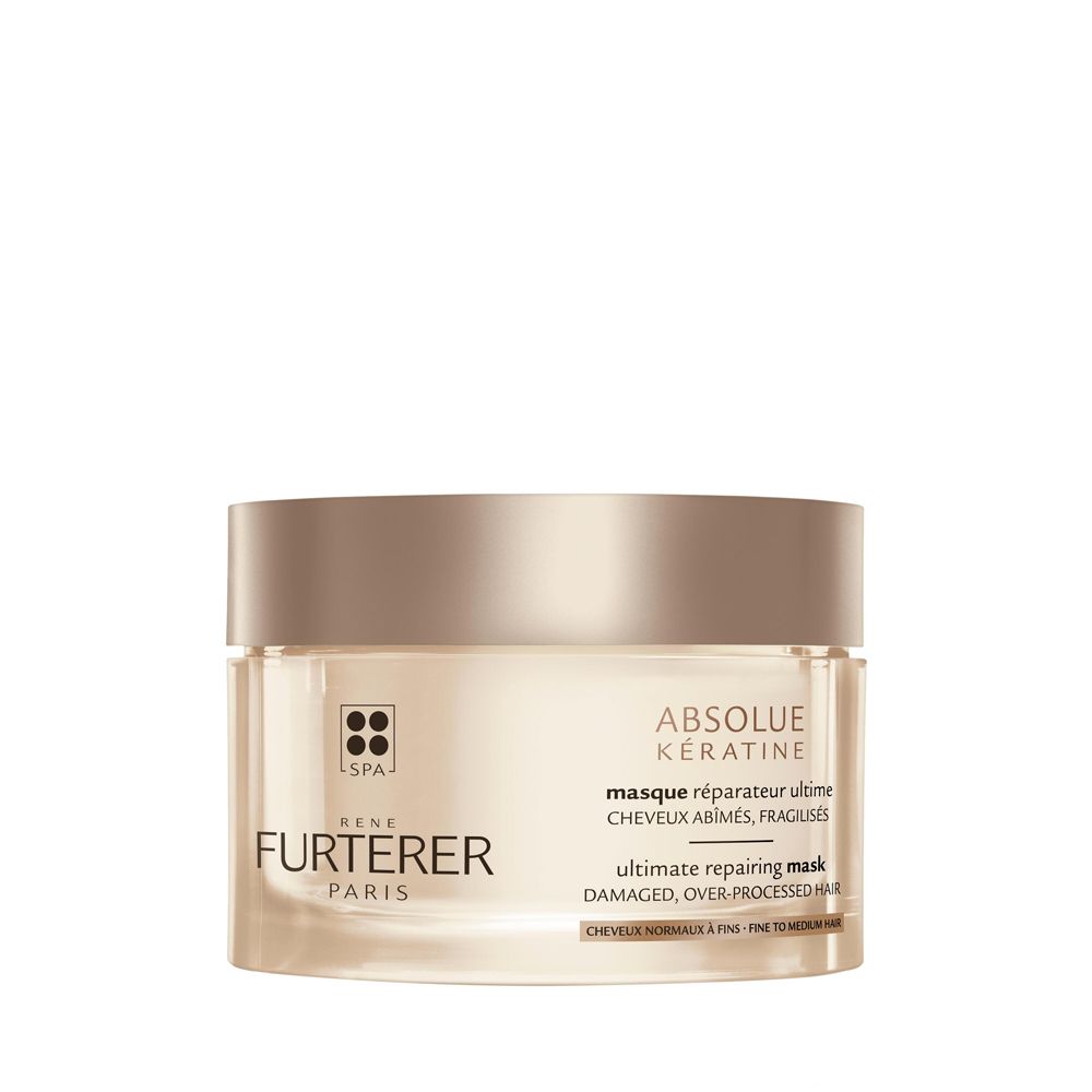 René Furterer Absolute Kératine Maschera ristrutturante estrema 200ml - Maschera alla cheratina per rinascita capelli danneggiati