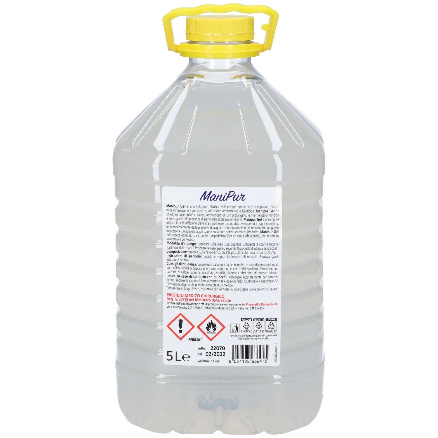 Pharmalife ManiPur Gel Disinfettante Mani