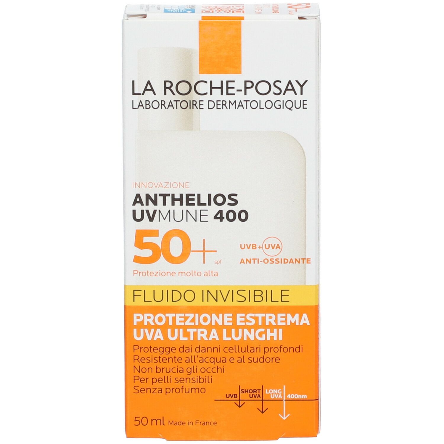 La Roche-Posay Anthelios UVMune 400 Fluido Invisibile SPF50+ Senza Profumo