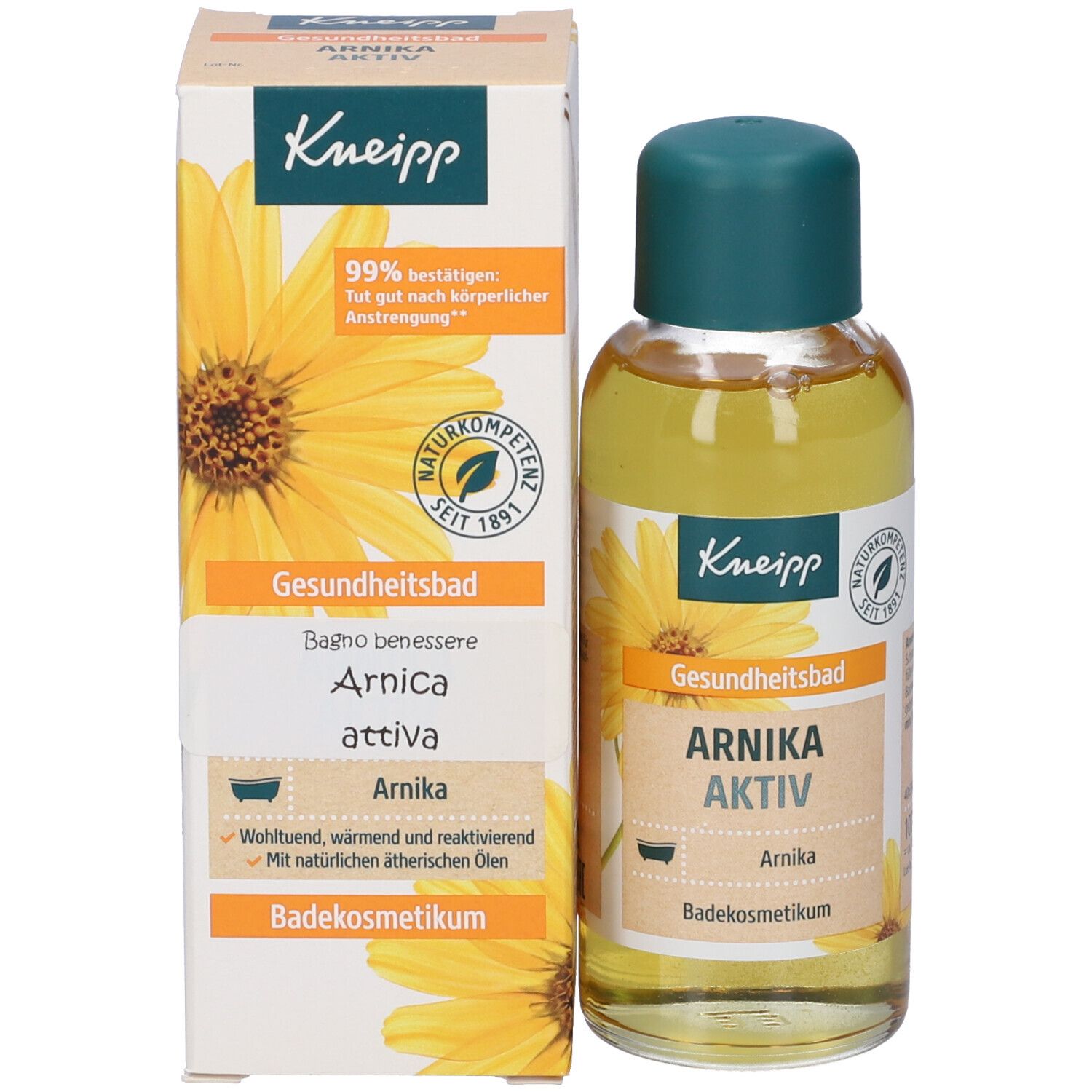 Kneipp Bagnoschiuma Benessere Attivo all´Arnica