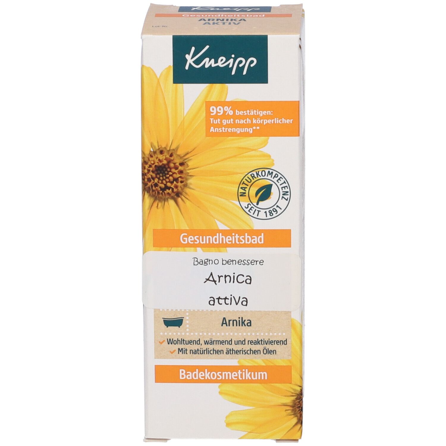 Kneipp Bagnoschiuma Benessere Attivo all´Arnica