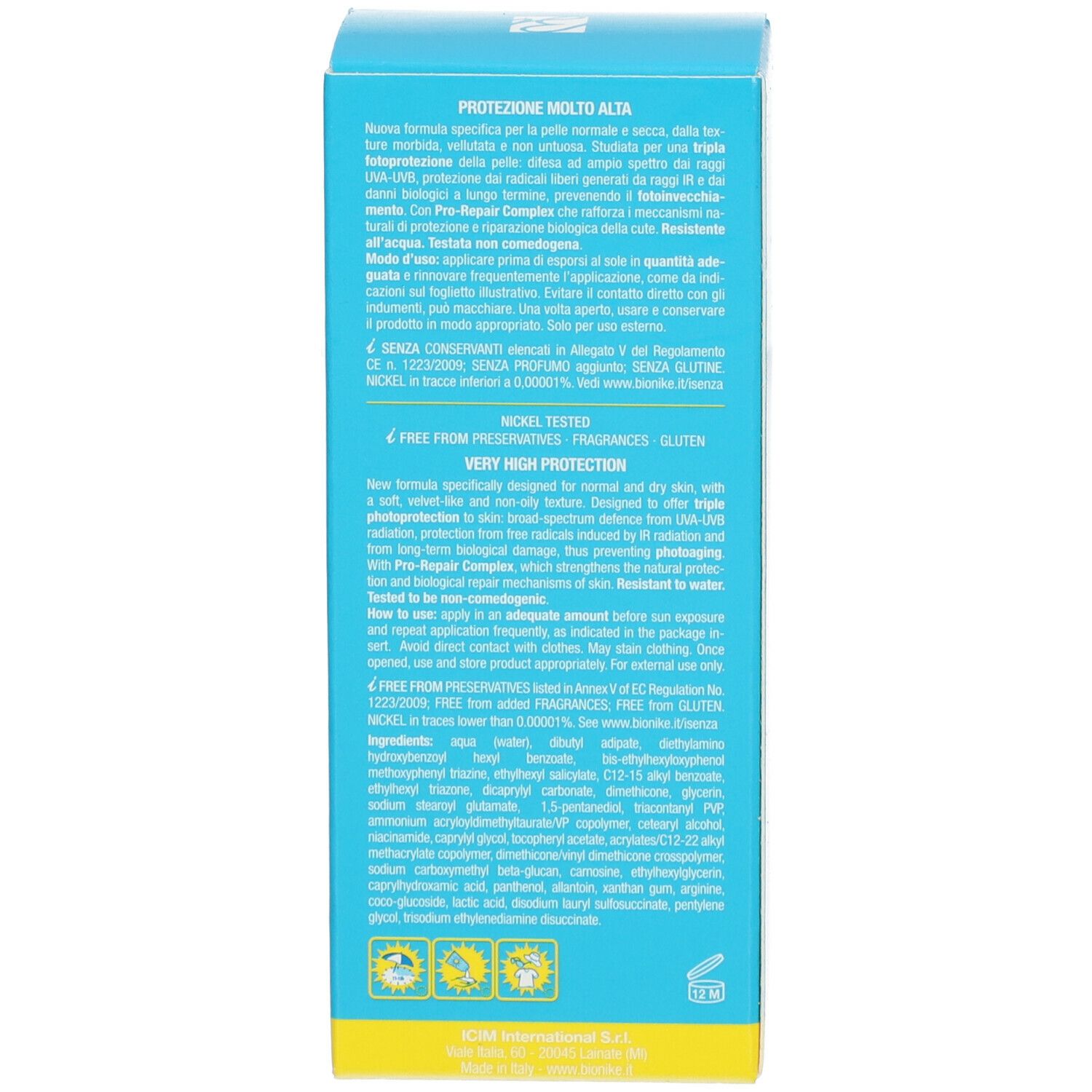 BioNike Defence Sun Crema Viso Fondente SPF 50+