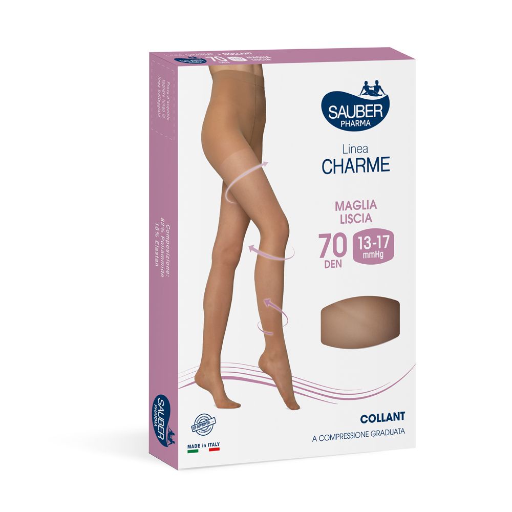 Sauber Charme Collant 70 Denari Ml Medio 3