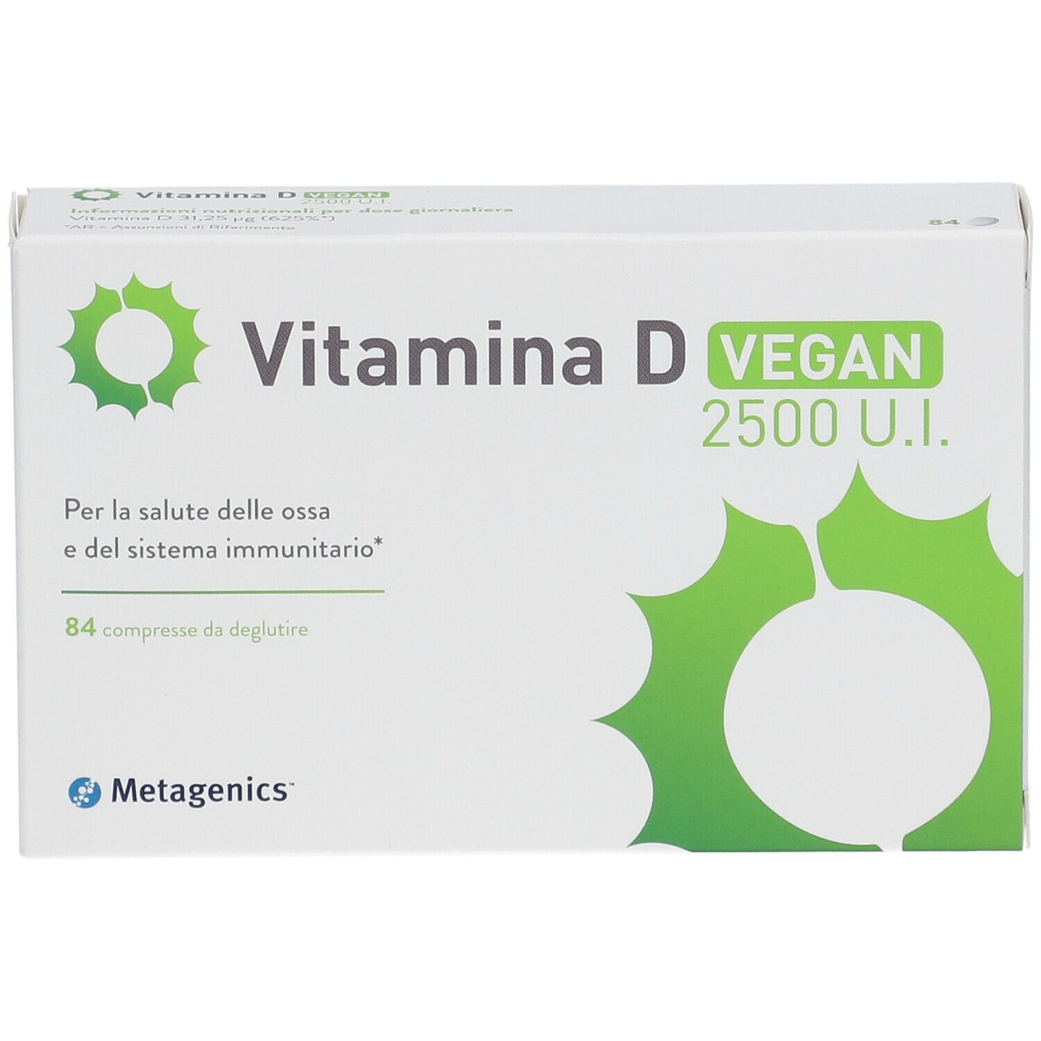 Metagenics™  Vitamina D Vegan 2500 U.I.