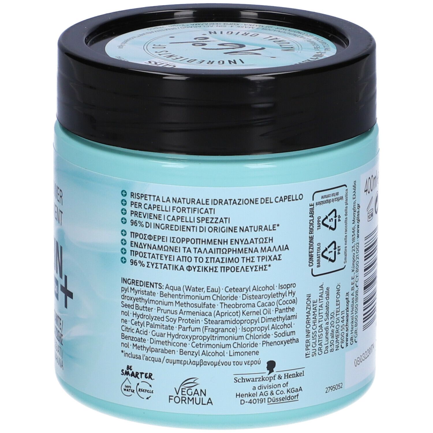 Schwarzkopf Gliss Maschera Capelli Idratante