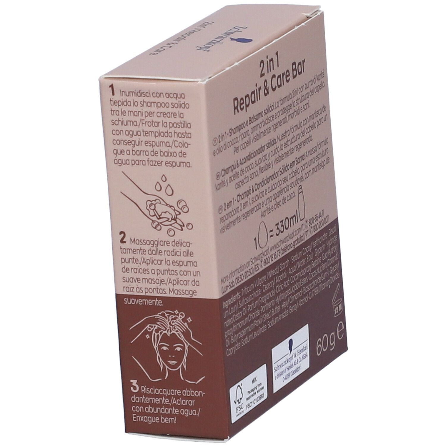 Schwarzkopf Shampoo Solido 7 Herbs Freshness