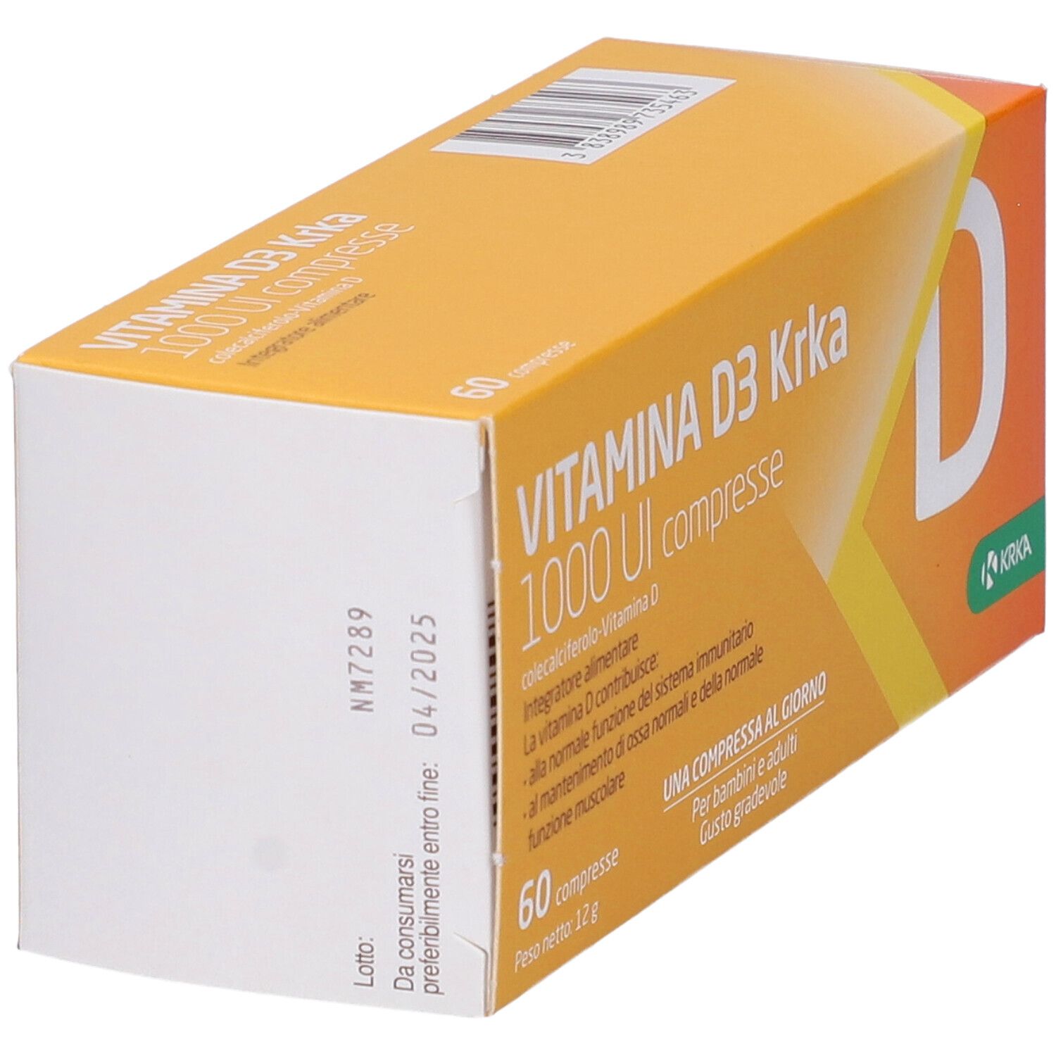 Vitamina D3 Krka 1000 Ui 60 Compresse