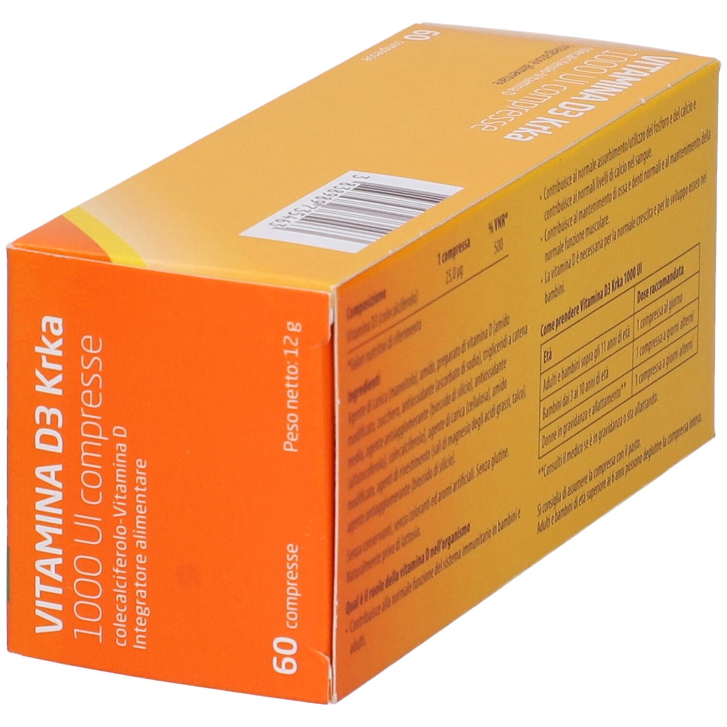 Vitamina D3 Krka 1000 Ui 60 Compresse