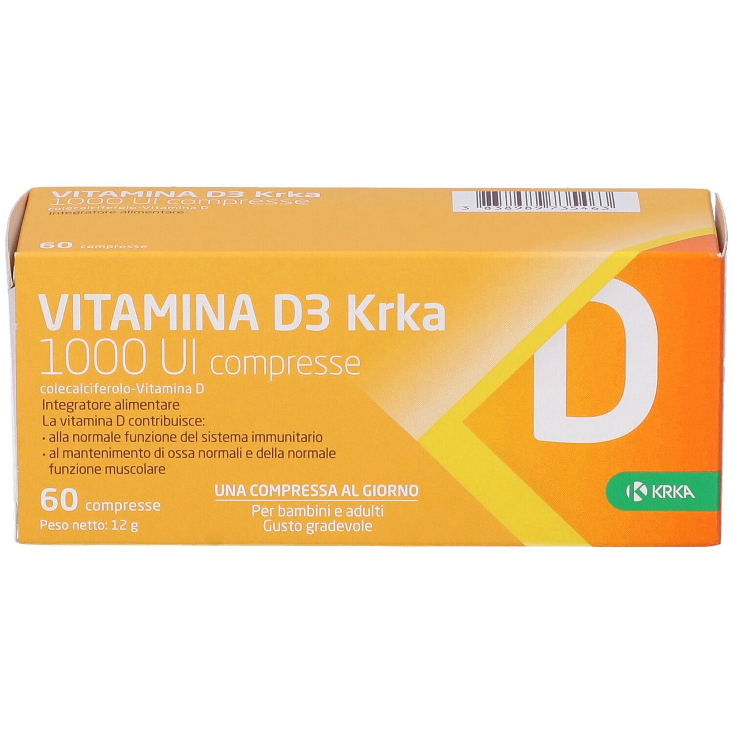 Vitamina D3 Krka 1000 Ui 60 Compresse