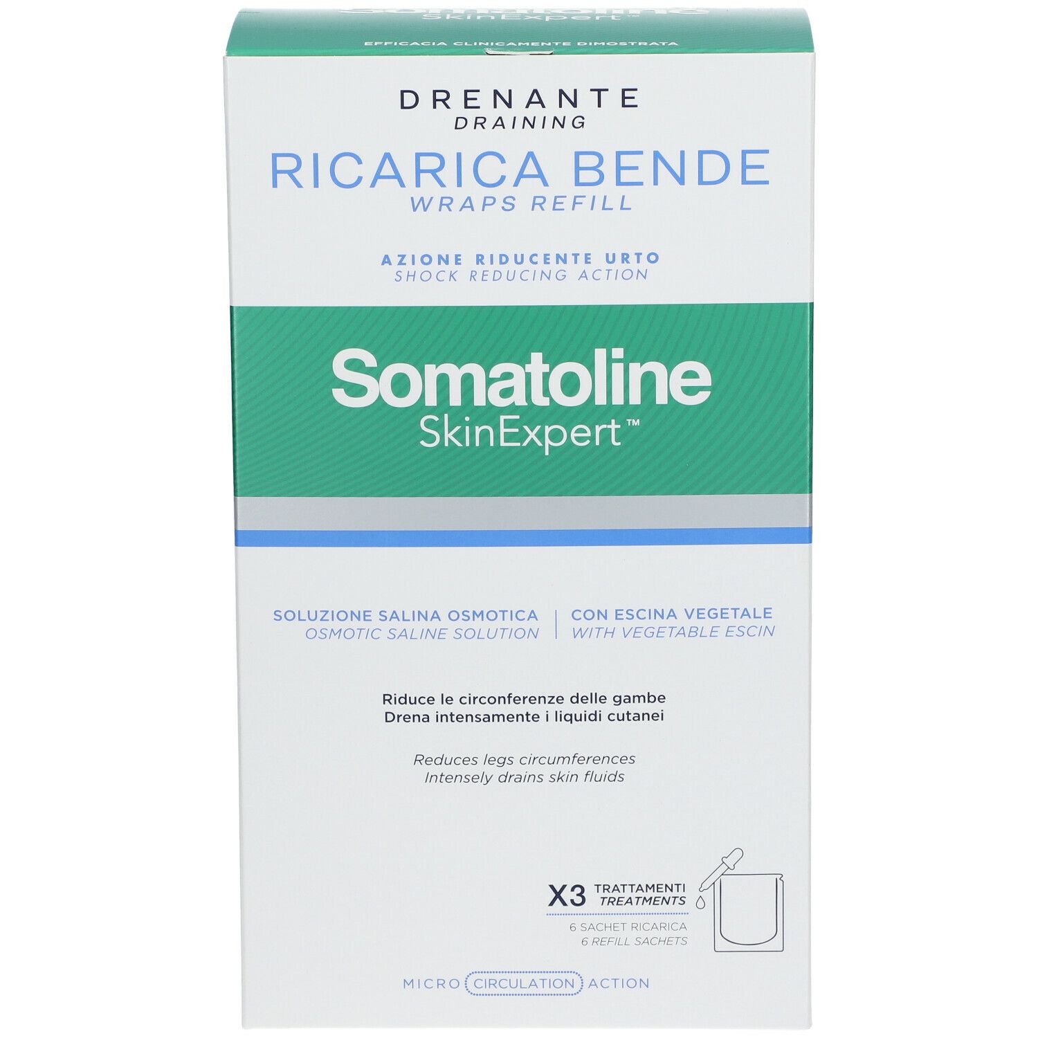 Somatoline SkinExpert™ Drenante Ricarica Bende