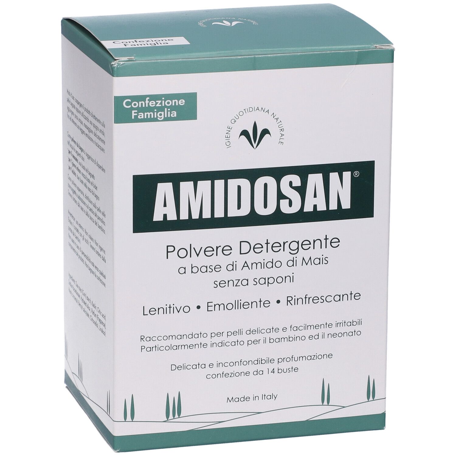 Amidosan Polvere Detergente Lenitiva Emolliente Rinfrescante 14 Buste 40 G