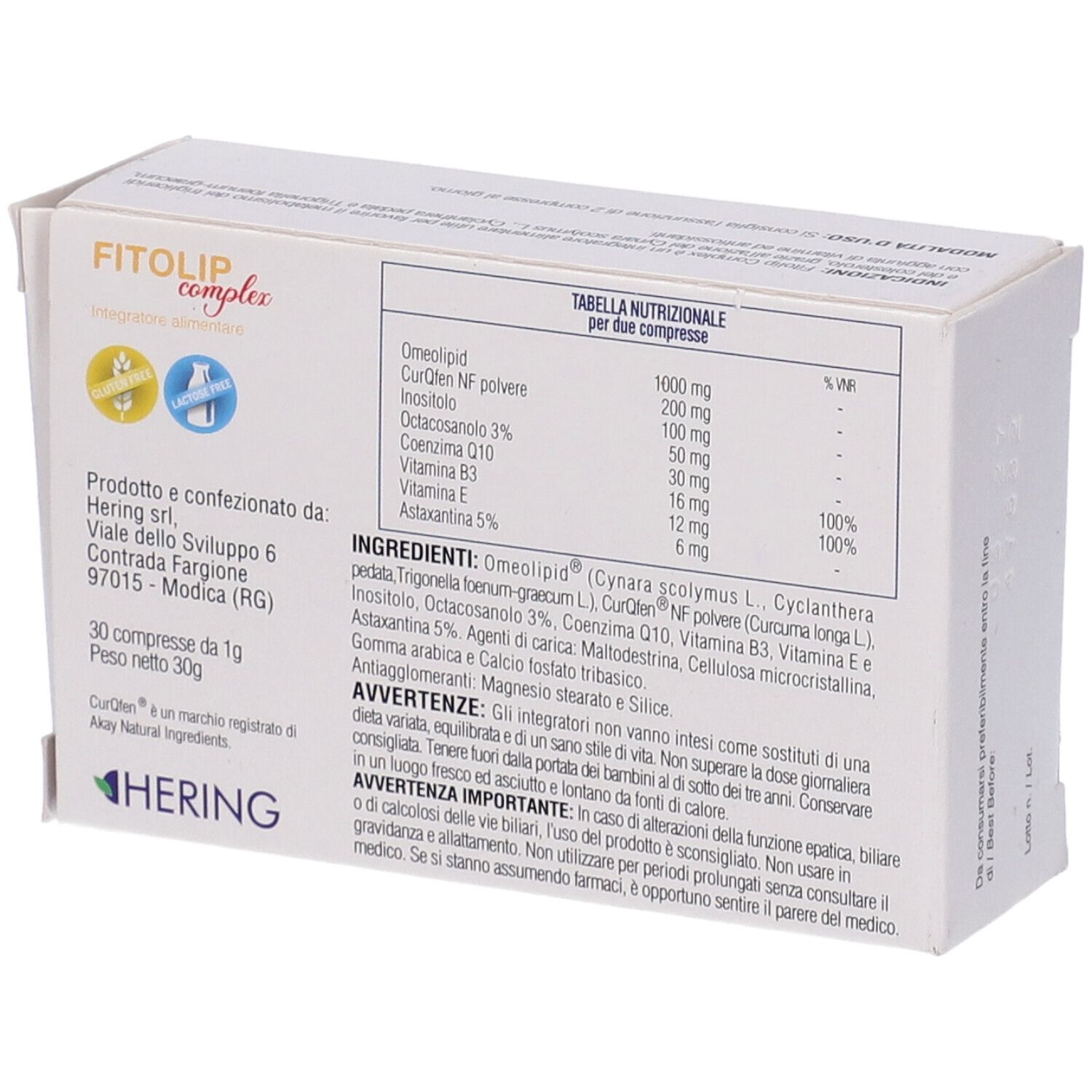 HERING Fitolip Complex Compresse