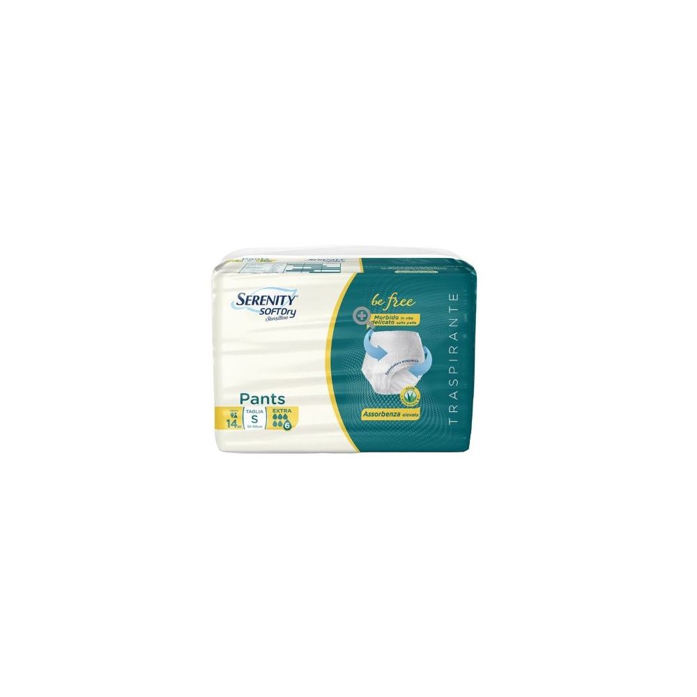 SERENITY SoftDRY Sensitive-BE FREE Pants EXTRA Taglia S