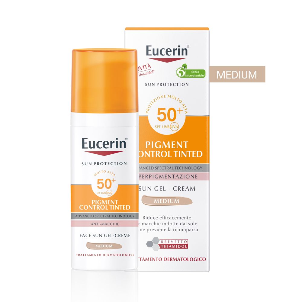 Eucerin Pigment Control Tinted SPF 50+ 50 ml crema sun