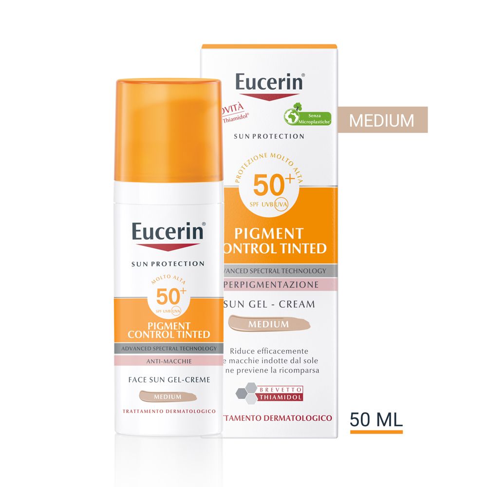 Eucerin Pigment Control Tinted SPF 50+ 50 ml crema sun