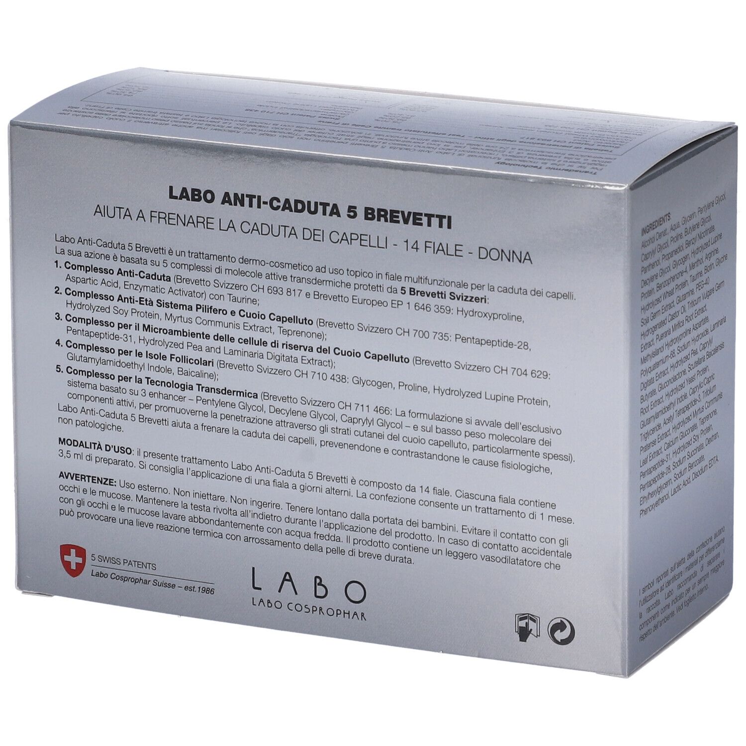 Labo Anti-Caduta 5 Brevetti Trattamento Donna