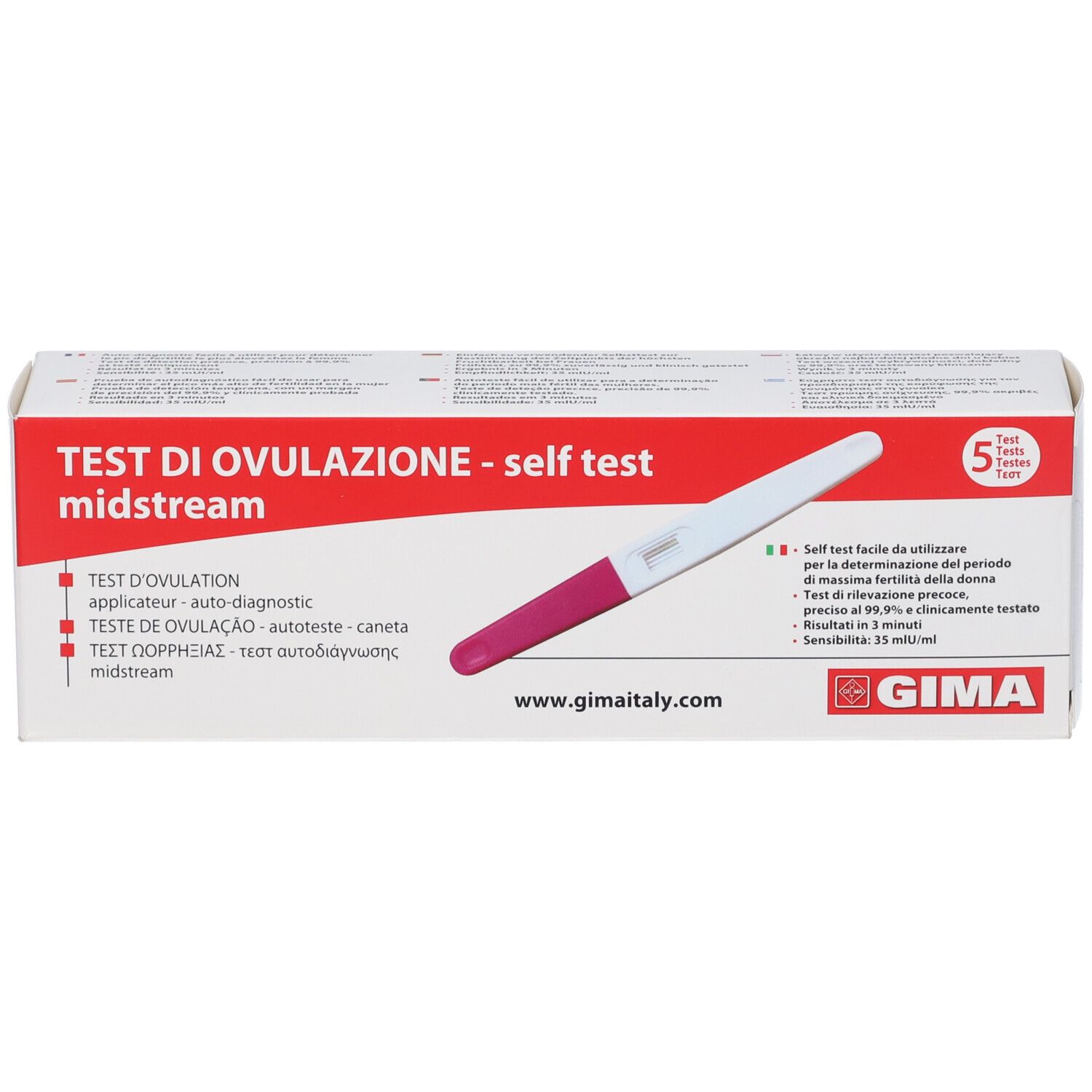 GIMA Test Ovulazione - Self Test - Midstream