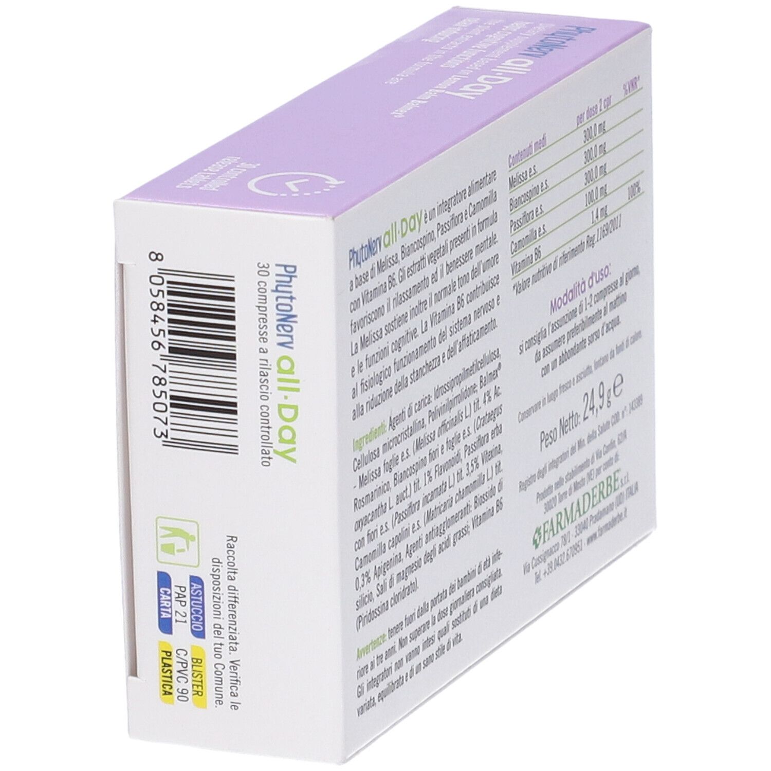 Phytonerv All Day 30 Compresse