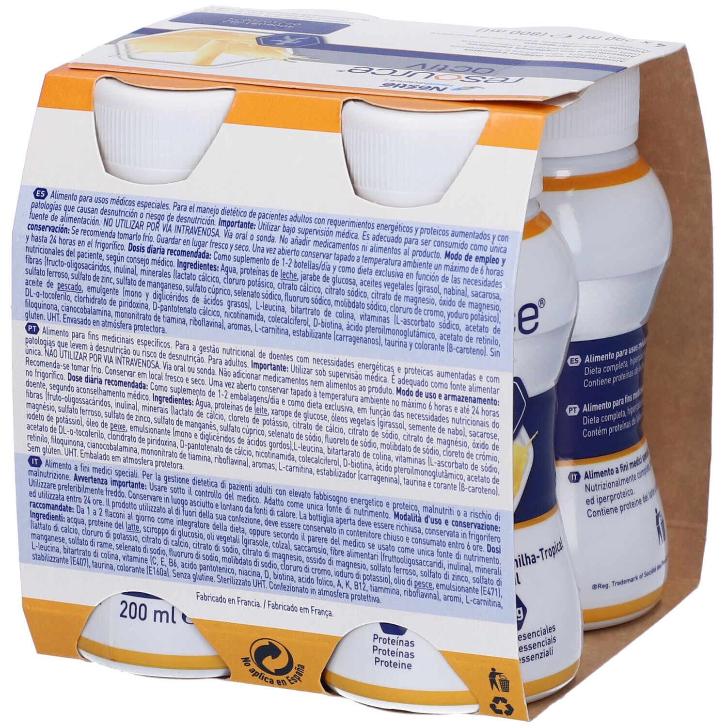 Nestle' Resource Activ Vaniglia Tropical