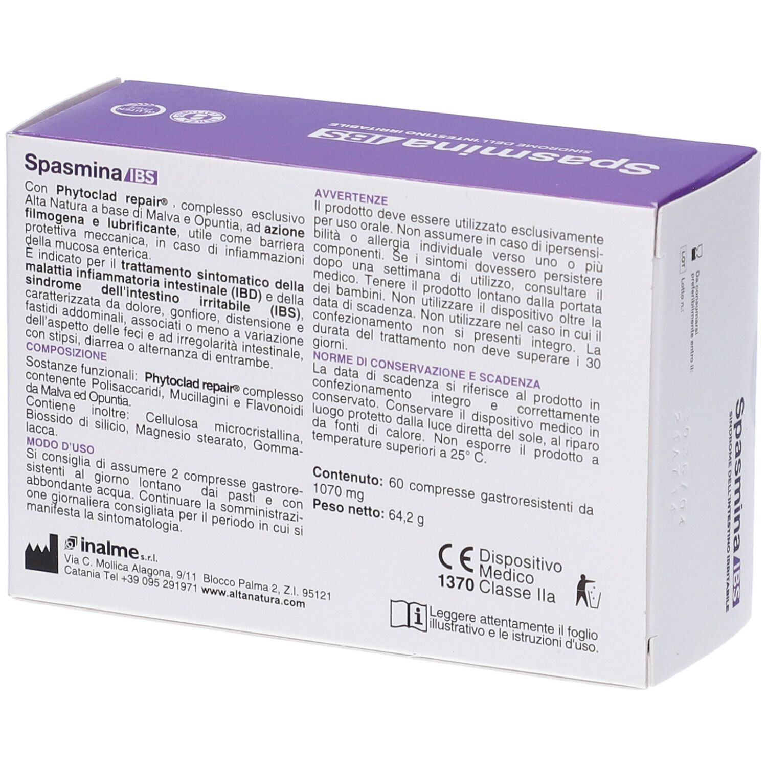Dm Spasmina Ibs 60 Compresse Rivestite