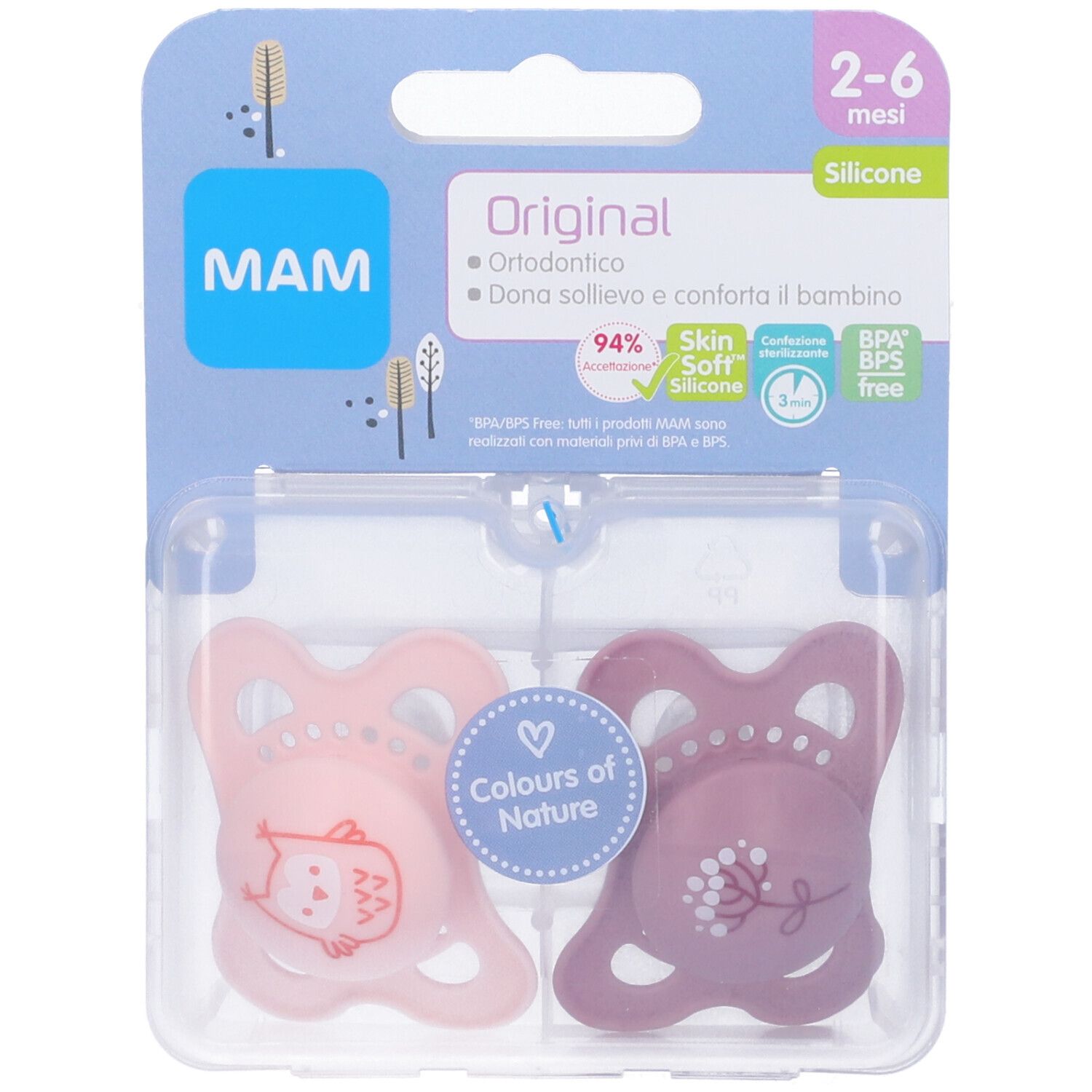 MAM Original Succhietto 2-6 mesi Femmina