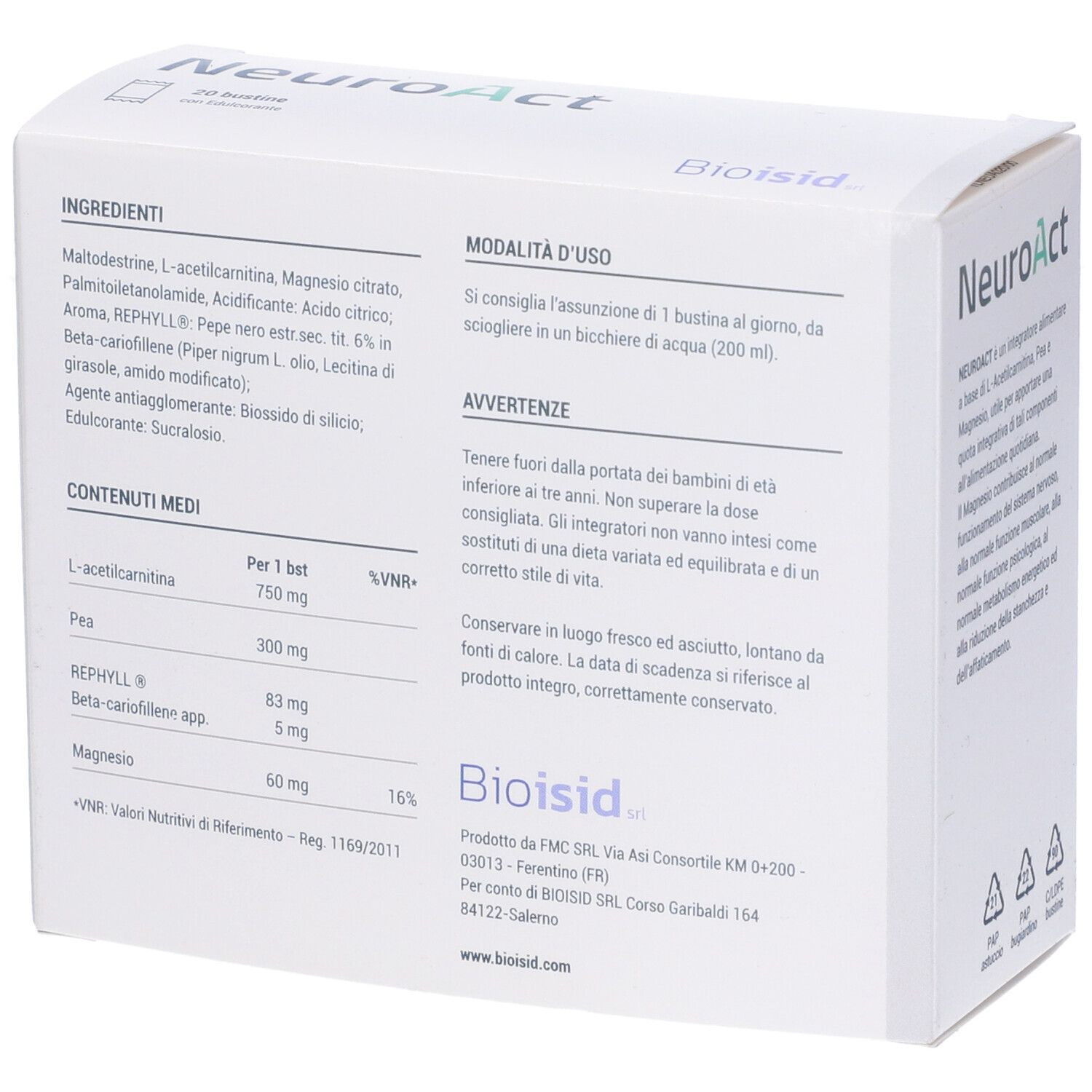 Neuroact 20 Bustine