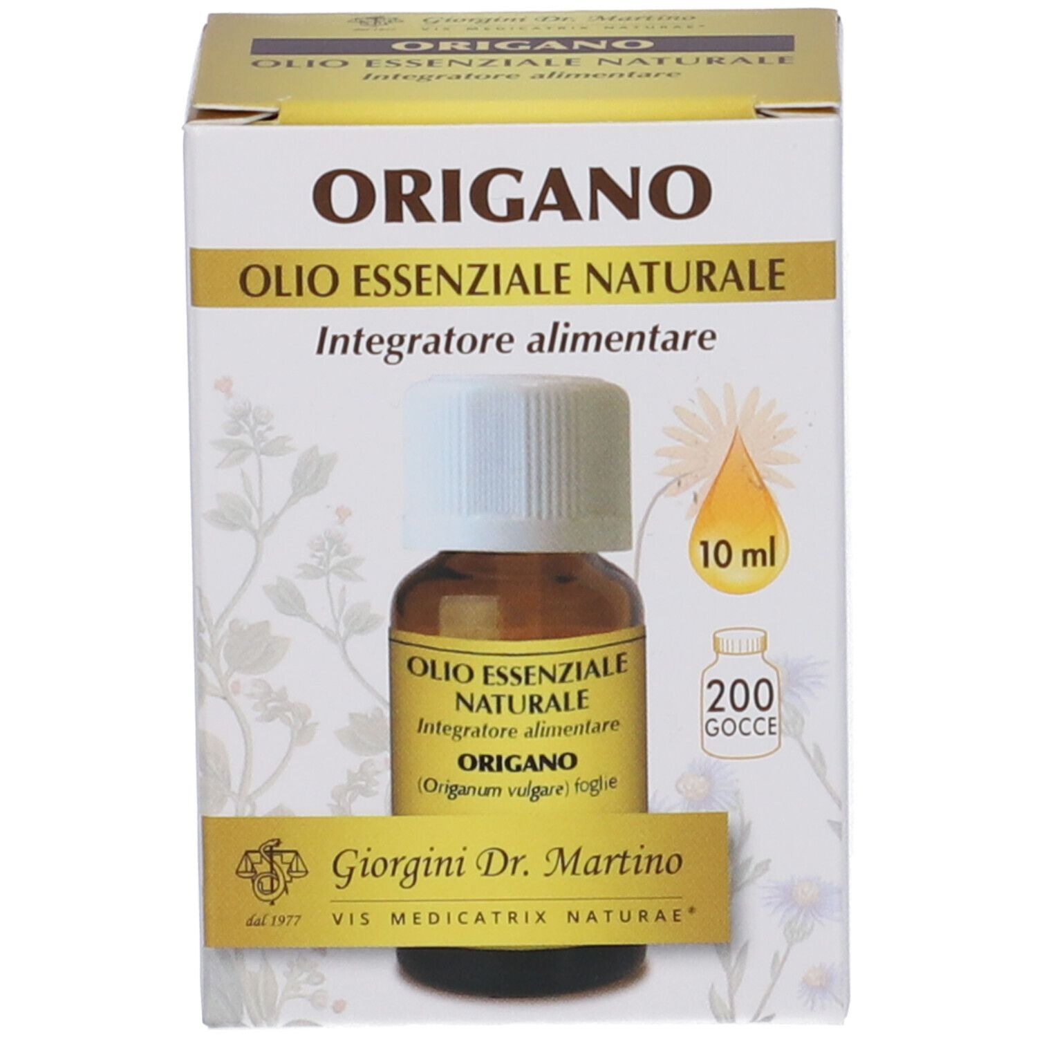 Origano Olio Essenziale Naturale 10 Ml