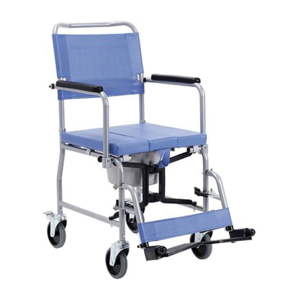 Sedia Comoda Pieghevole con Ruote WC Estraibile Mopedia