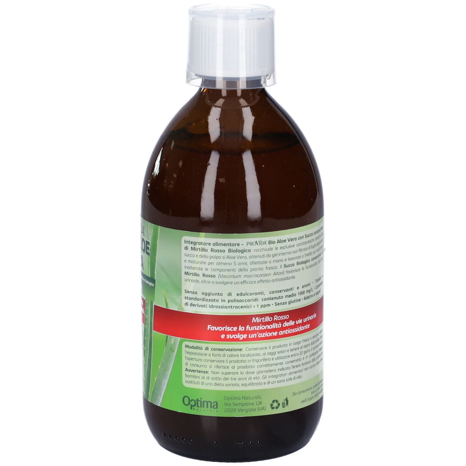 Provida Bio Aloe Vera con Succo di Mirtillo Rosso Biologico