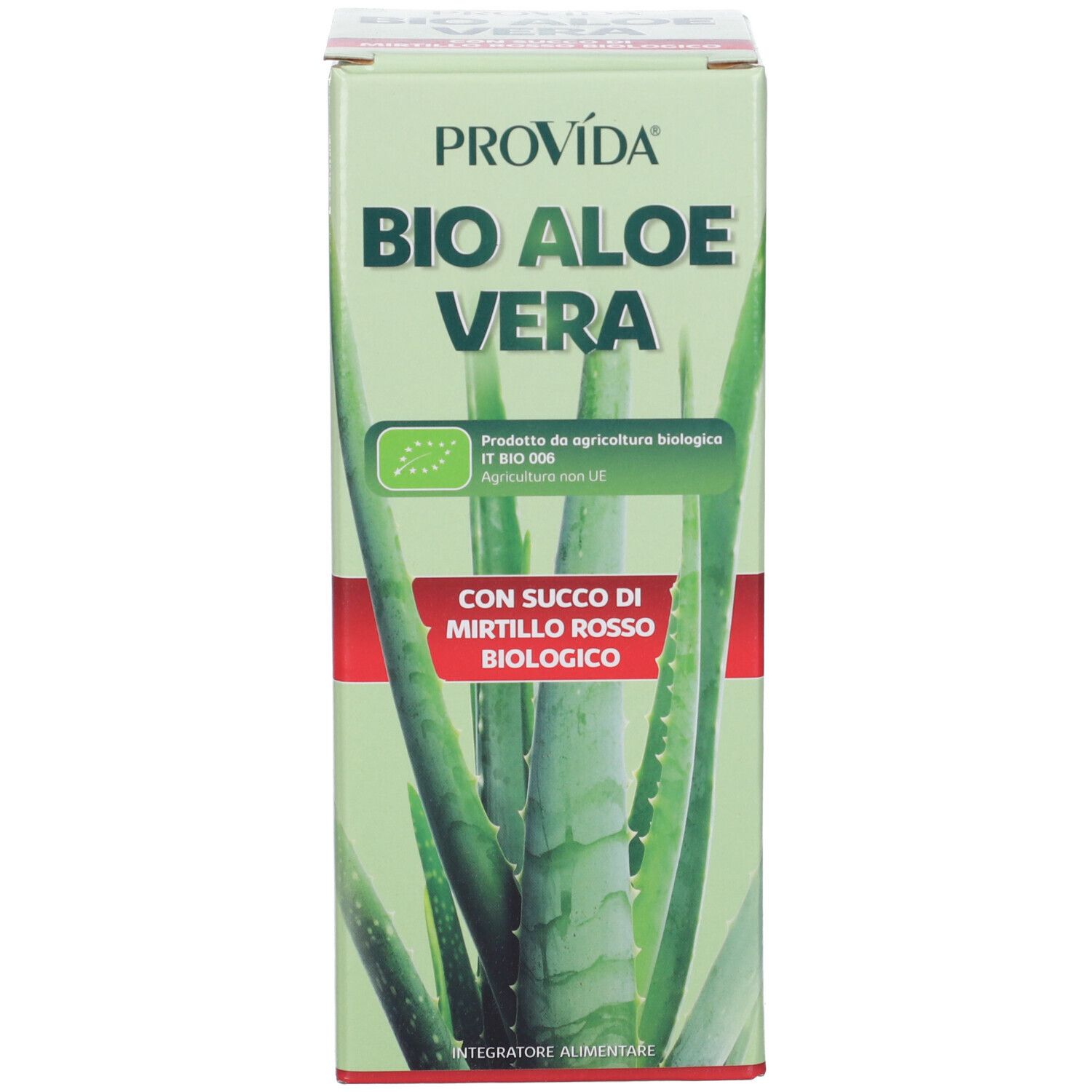 Provida Bio Aloe Vera con Succo di Mirtillo Rosso Biologico