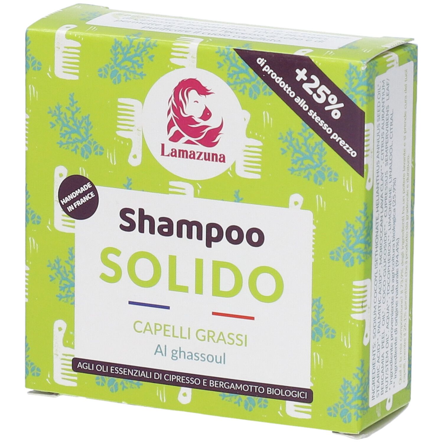 Lamazuna Shampoo Solido Ghassoul 70 Ml