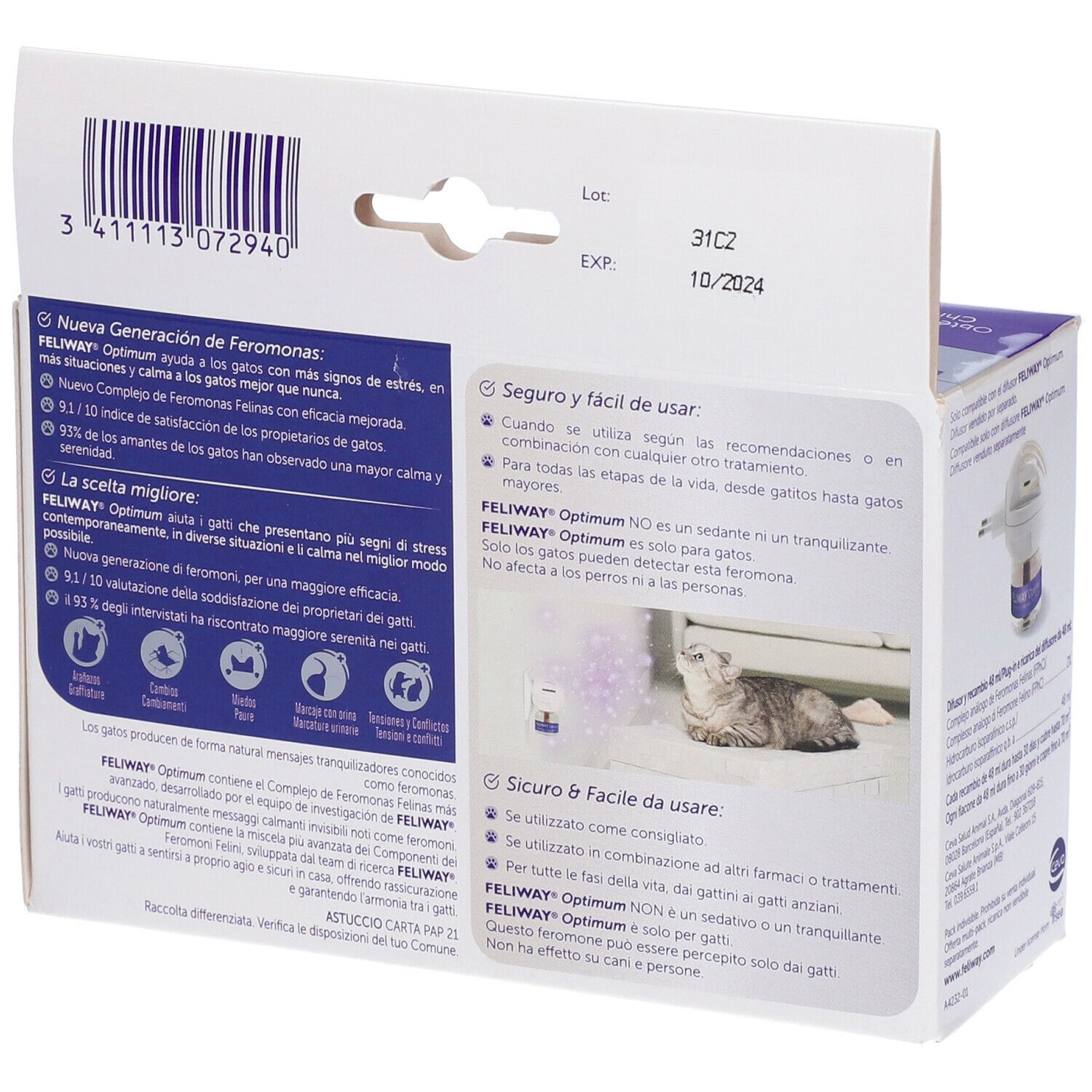 FELIWAY® Optimum Happy Family 3 Ricariche