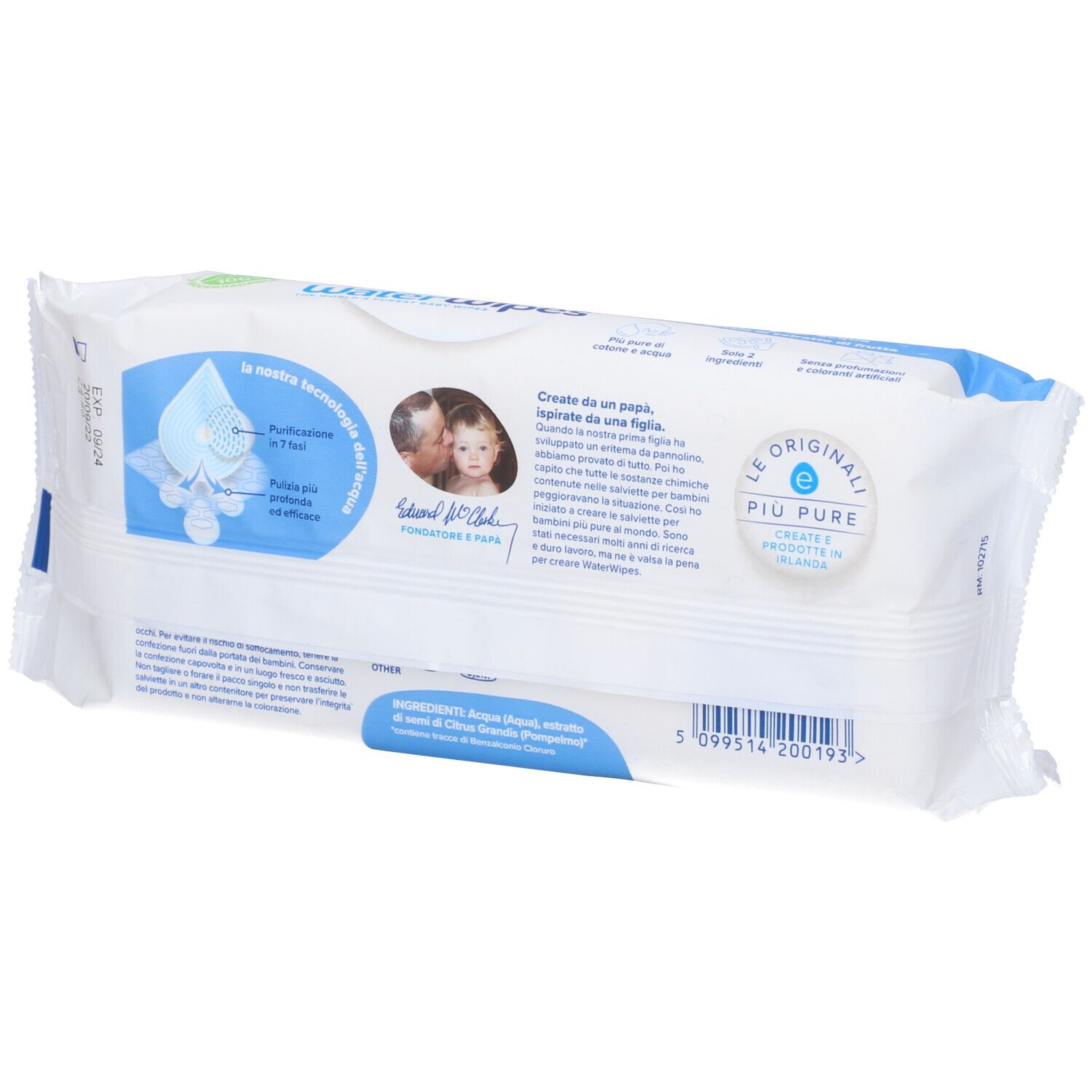 Waterwipes Bio Salviette 60Pz