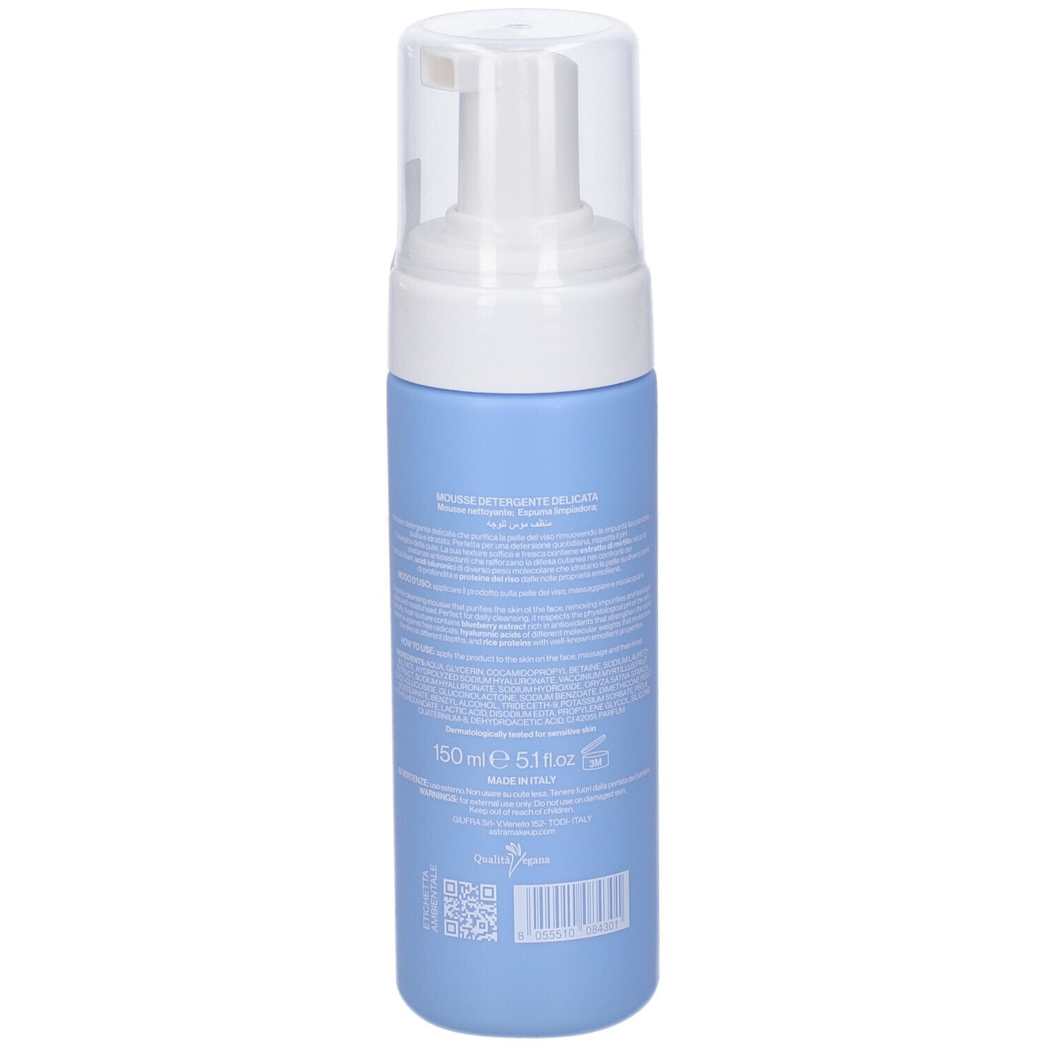 Astra Skin Mousse Detergente Viso Delicata