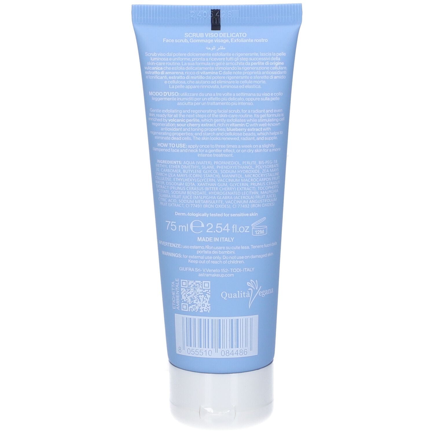 Astra Skin Scrub Esfoliante Viso Delicato