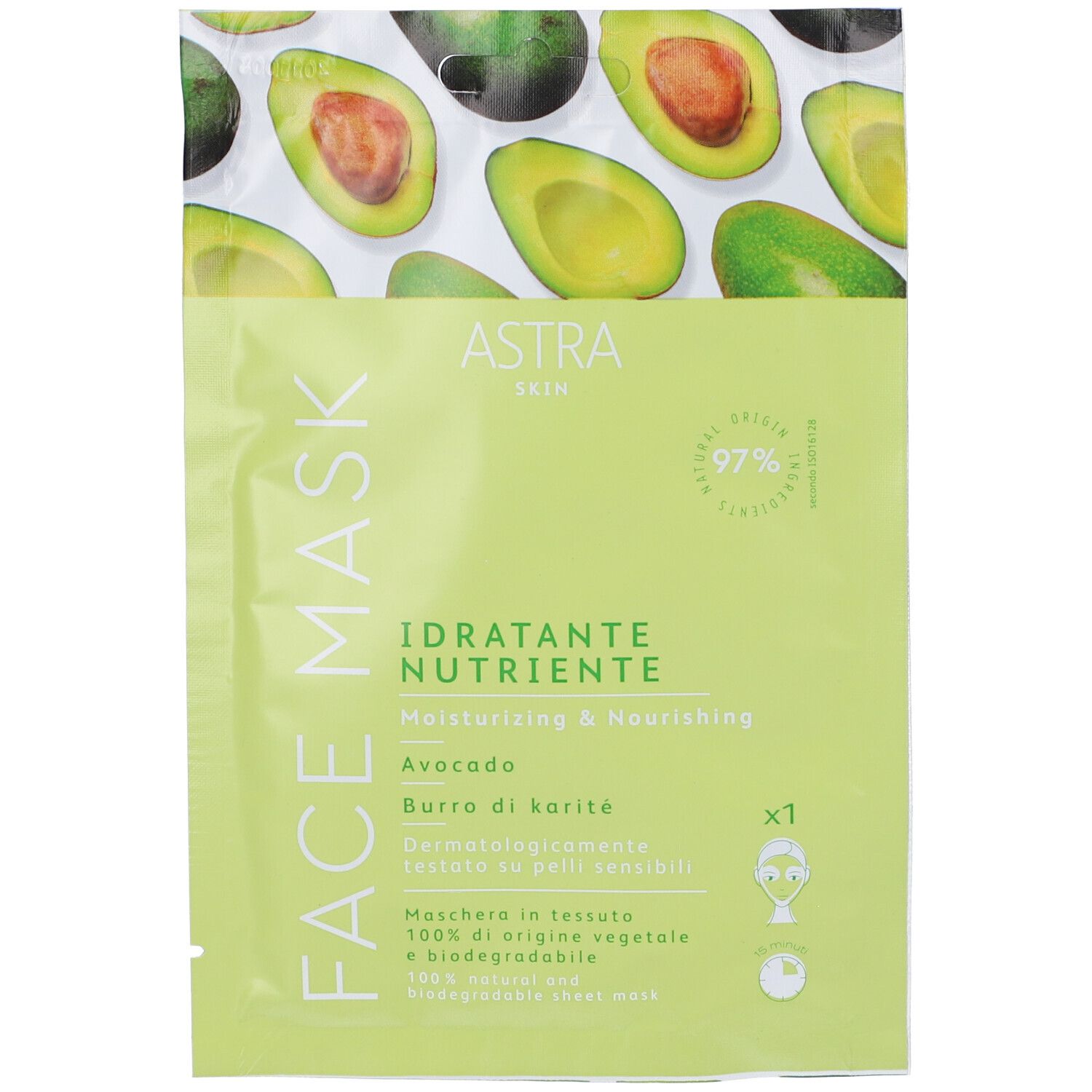 Astra Skin Face Mask Idratante Nutriente