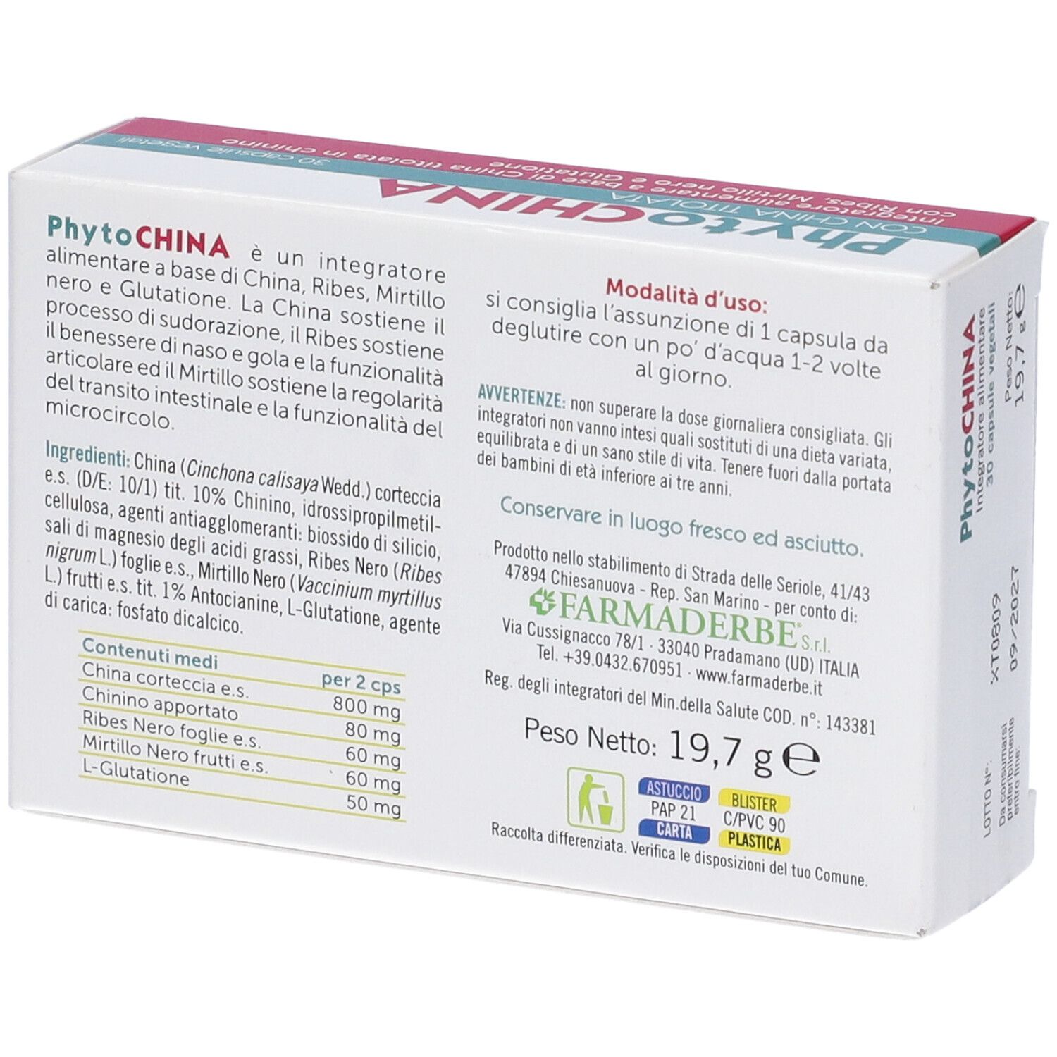 Phyto China 30 Capsule