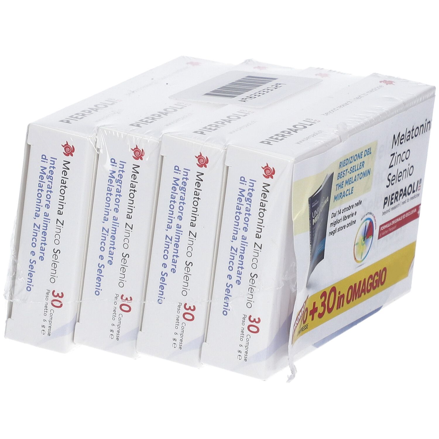 PIERPAOLI® Melatonina Zinco Selenio 90 + 30 omaggio