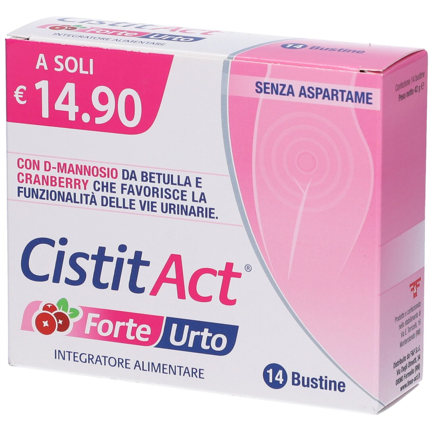 Cistit Act Forte Urto Bustine