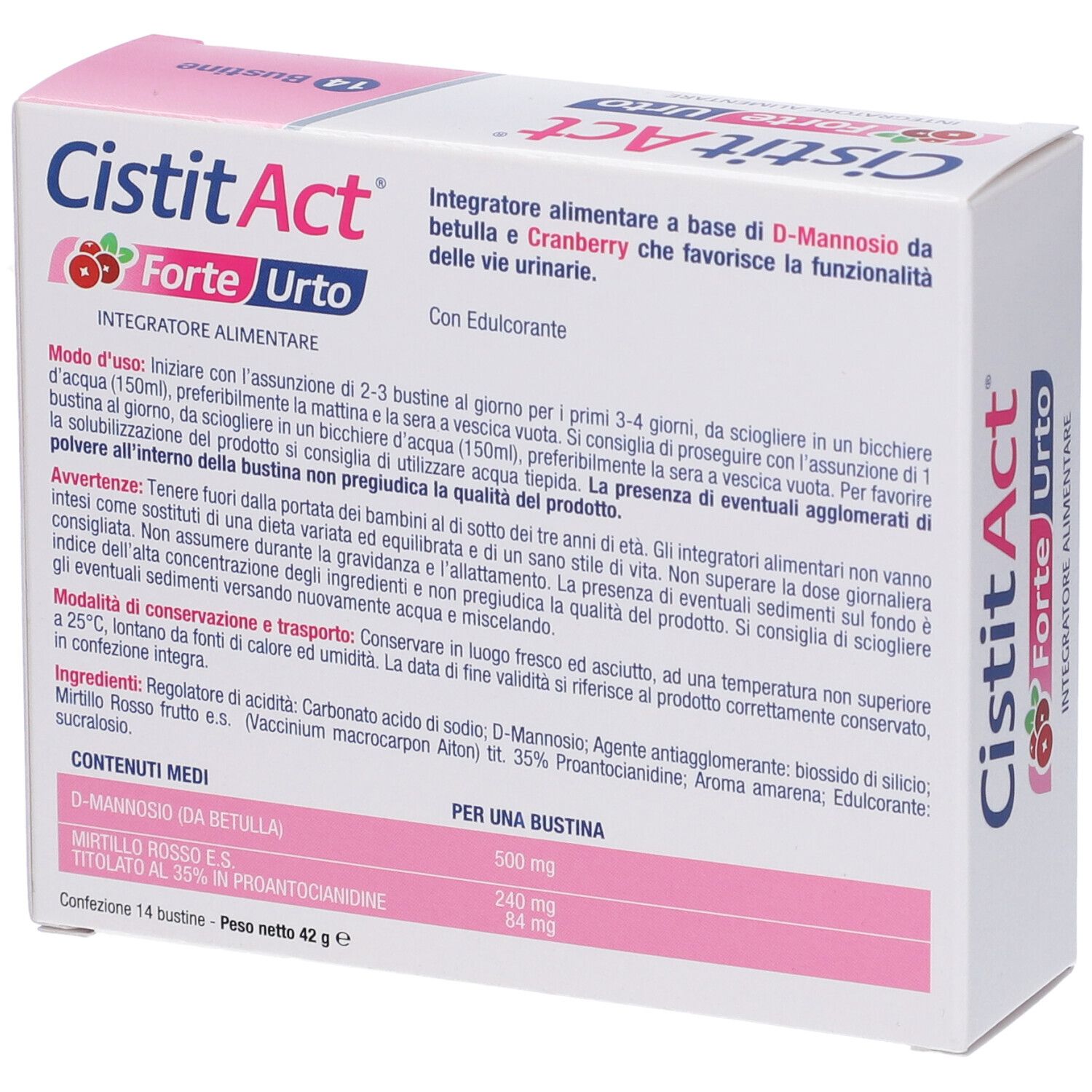 Cistit Act Forte Urto Bustine