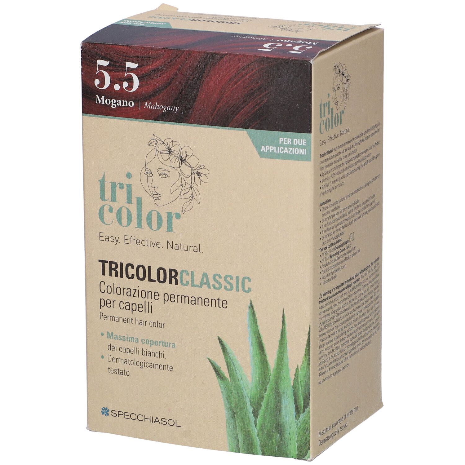 Tricolor Classic 5,5 Mogano 2 Tubi 50 Ml + 2 Shaker 50 Ml + 4 Bustine 8 Ml