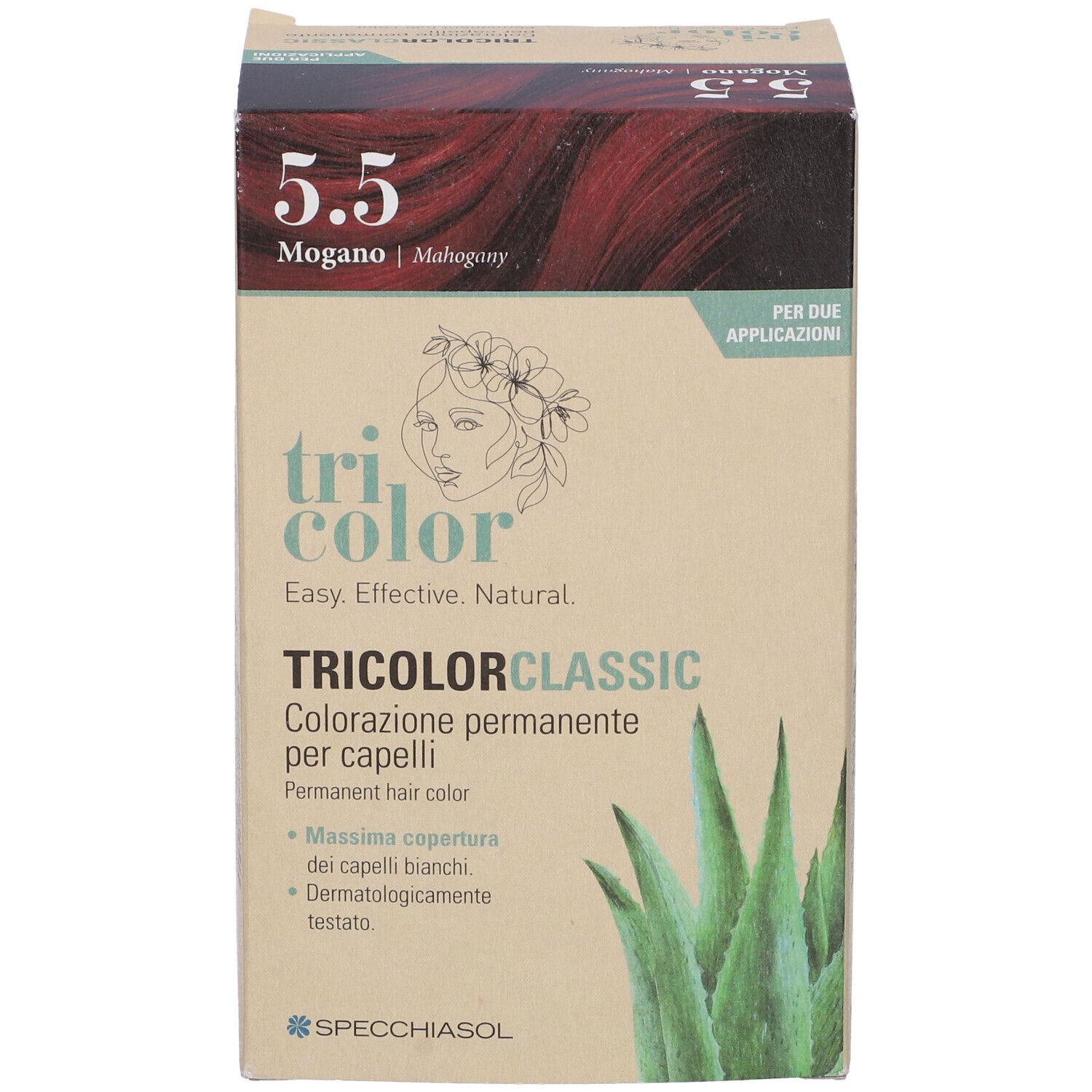Tricolor Classic 5,5 Mogano 2 Tubi 50 Ml + 2 Shaker 50 Ml + 4 Bustine 8 Ml